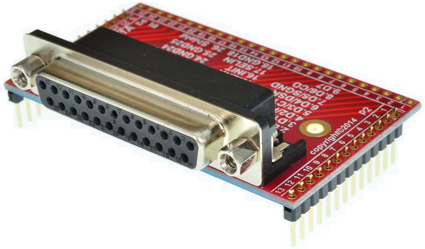 DB25 Female Printer Port connector Breakout Board
